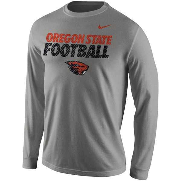 Oregon State Beavers Nike Legend Performance Long Sleeve WEM T-Shirt - Dark Gray,We sell and wholesale Oregon State Beavers Nike Legend Performance Long Sleeve WEM T-Shirt - Dark Gray on line form chian!